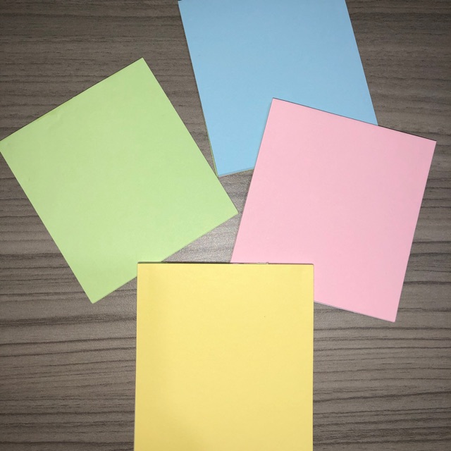 

Memopad polos dot grid warna rainbow