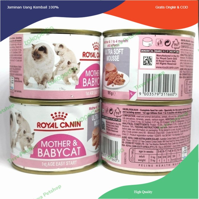 Royal Canin Mother & Baby Cat Kaleng - Royal Canin Baby Cat 195 Gr