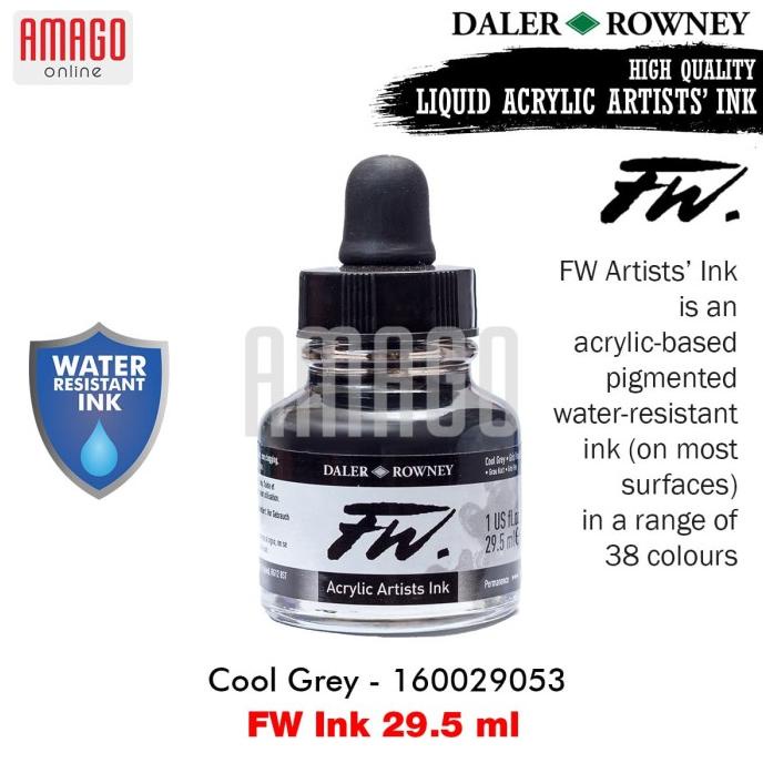 

Ink | Daler-Rowney - Fw Ink 29.5 Ml - Cool Grey - 160029053