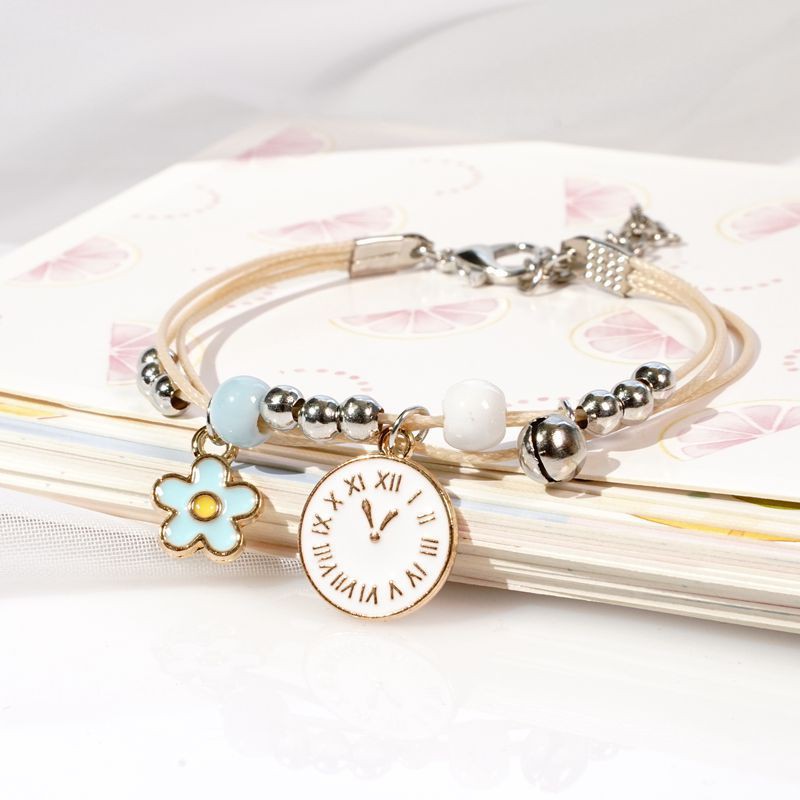 Gelang bangle bagus model korea terbaru lucu imut cantik cocok untuk hadiah bentuk buah binatang-Clock