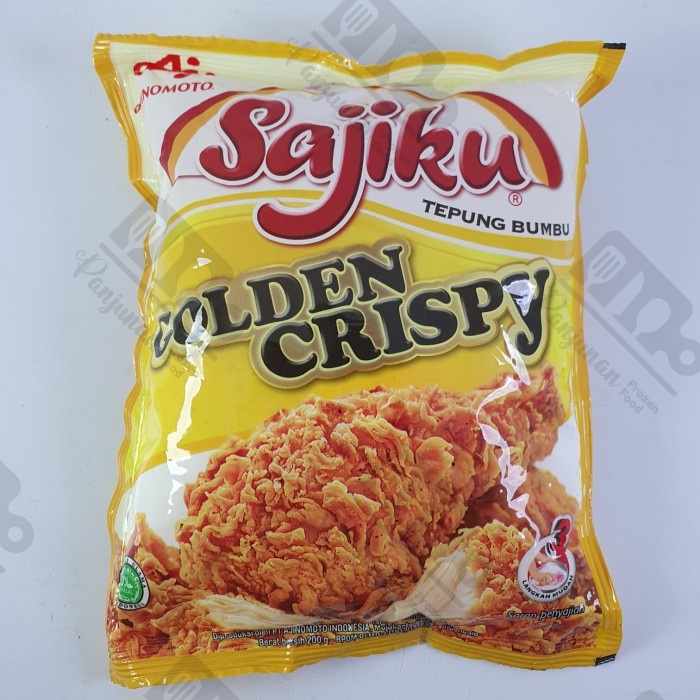 

TERBARU Sajiku Tepung Bumbu Golden Crispy 200 G Sachet