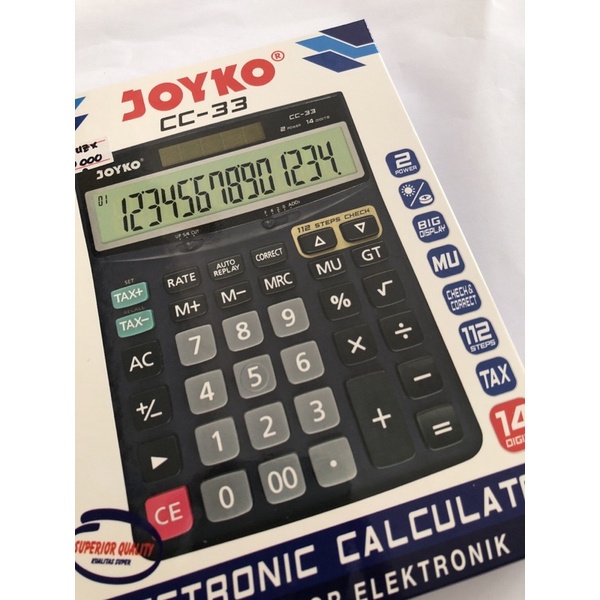 

Kalkulator , Kalkulator joyko , Kalkulator 14 digits