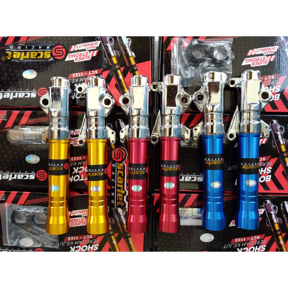TABUNG SHOCK DEPAN BOTTOM SHOCK BEAT SCARLET