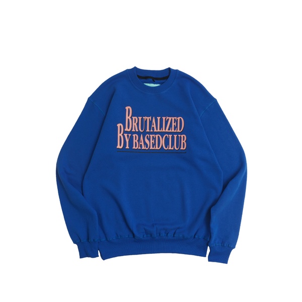 Based Club Brutal Sweater Crewneck Biru