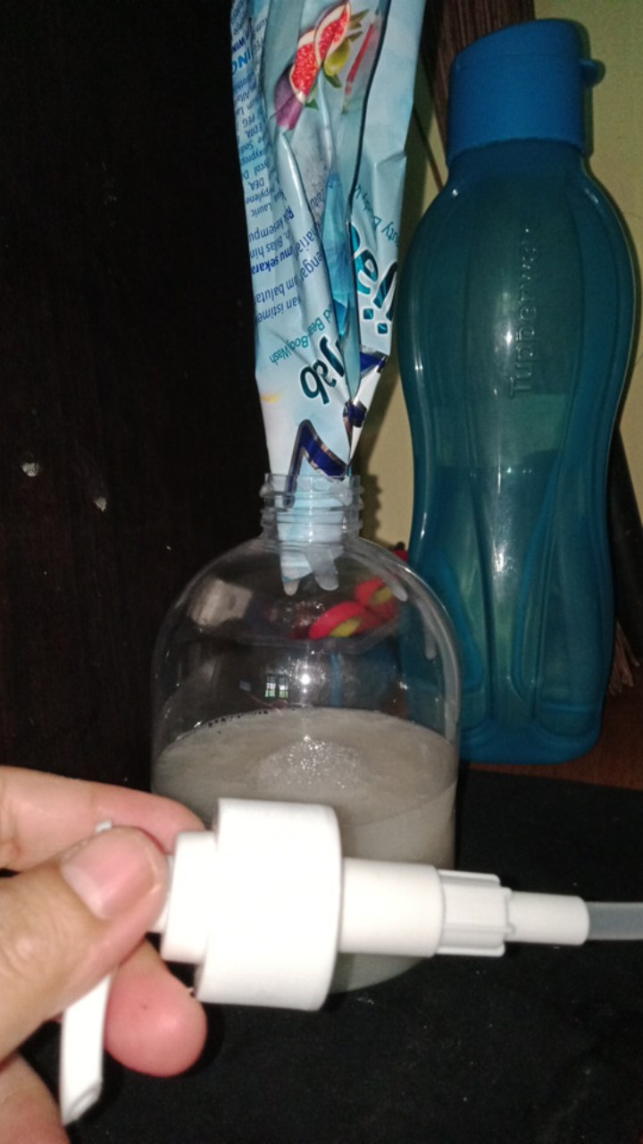 Botol Pet Pump 500ml (24mm) Hand Soap Sabun