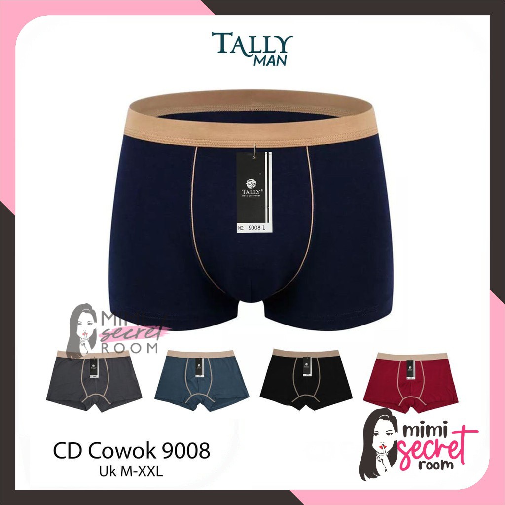 ❤ MIMI ❤ CD BOXER PRIA TALLY  9008 9017 SIZE M - XXL Harga Per 1 Pc