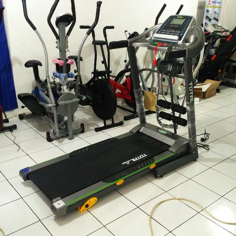 TOTAL HEALTH GYM - New Alat Olahraga Gym Sport Fitness Walking Pad Treadmill Listrik Elektrik Total Gym TL 288 Motor 2 HP DC