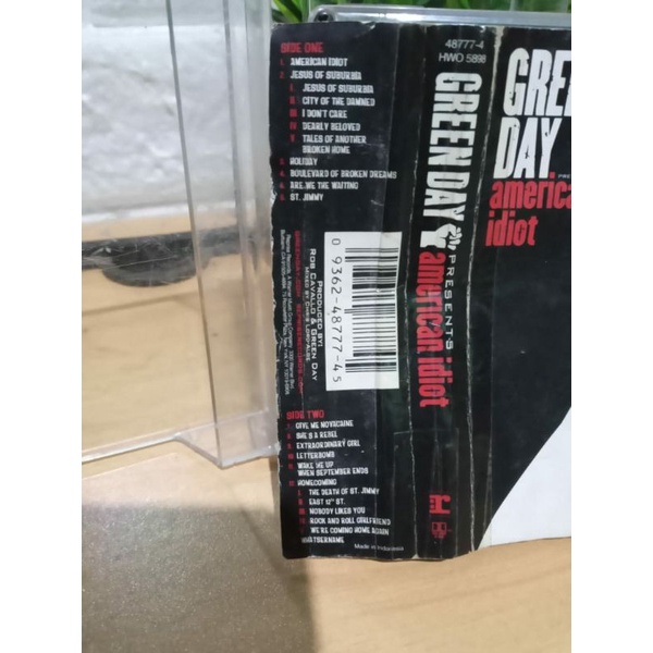 Kaset GREENDAY - AMERICAN IDIOT