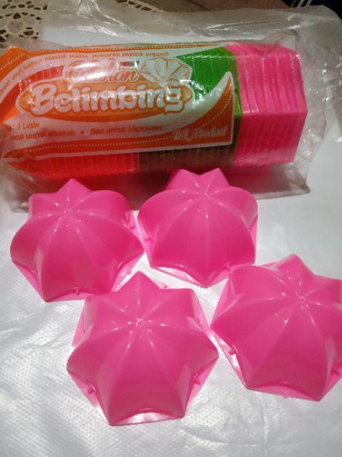 Cetakan Plastik Bentuk Belimbing 3 Lusin