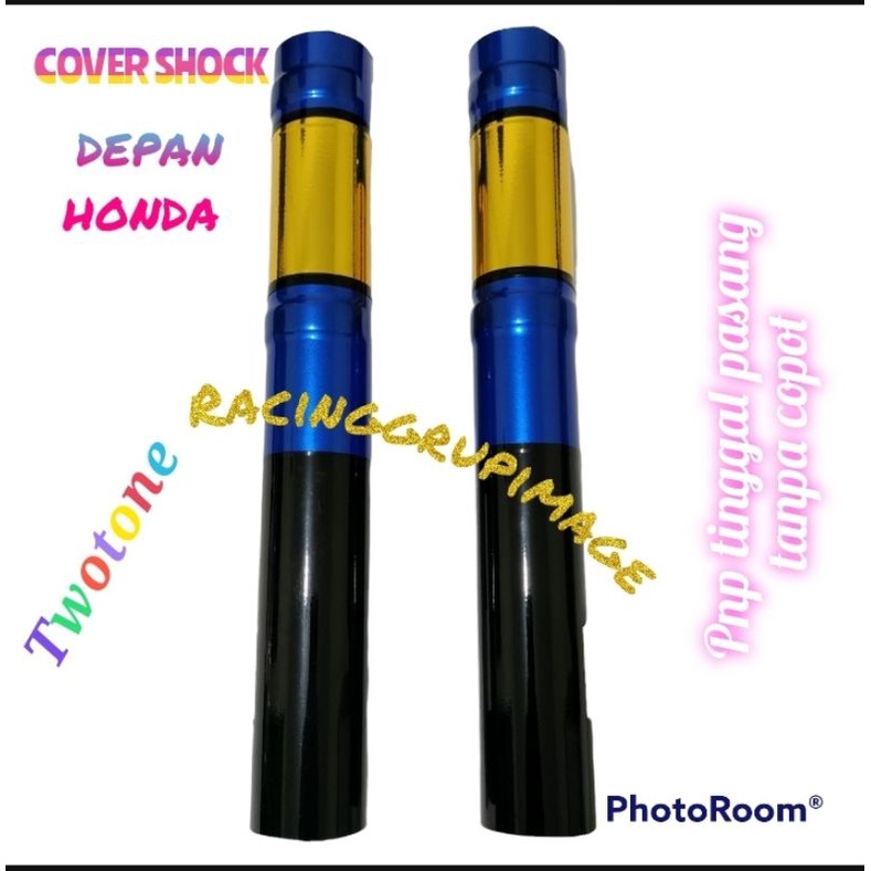 PAKET COVER SHOCK MOTOR MATIC HONDA BEAT VARIO SCOOPY GENIO - TWOTONE