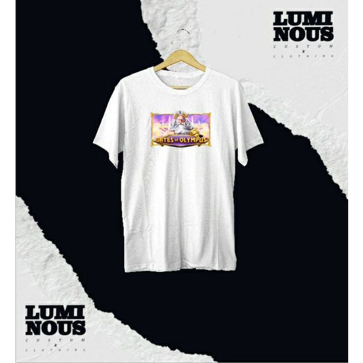 kaos atasan pria wanita dewa Zeus rungkad siti GGO pragmatic play slot unisex