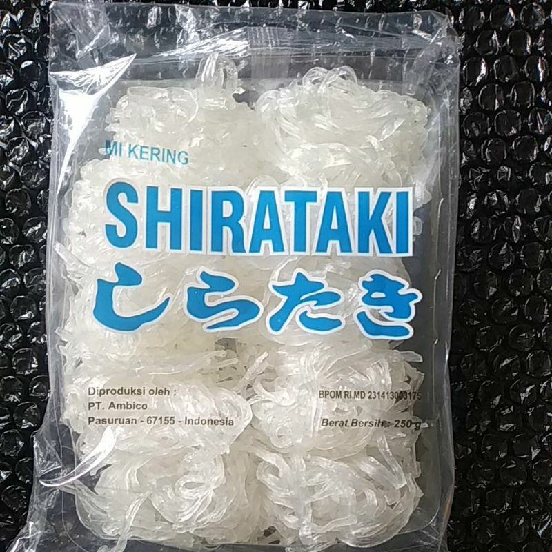 

MI KERING SHIRATAKI 250GR SHIRATAKI NOODLE