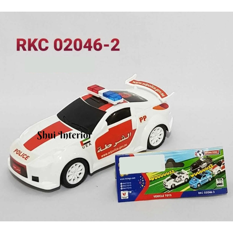 Mainan Mobil Mobilan Sedan Polisi / Mobil Polisi Murah / Mainan Mobilan