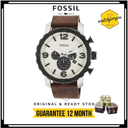 Jam Tangan Fossil JR1390 | Jam Tangan Pria Fossil Original | Fossil JR 1390 Nate