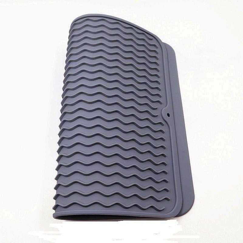 Drain Mat Alat Pengering Cuci Piring Gelas Silicone Alas Tatakan Silikon Food Grade Perlengkapan Dapur Berkualitas