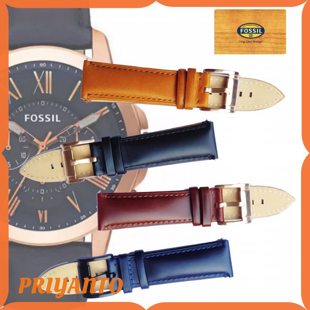 Strap Tali Jam Tangan Kulit Leathers 22mm Genuine