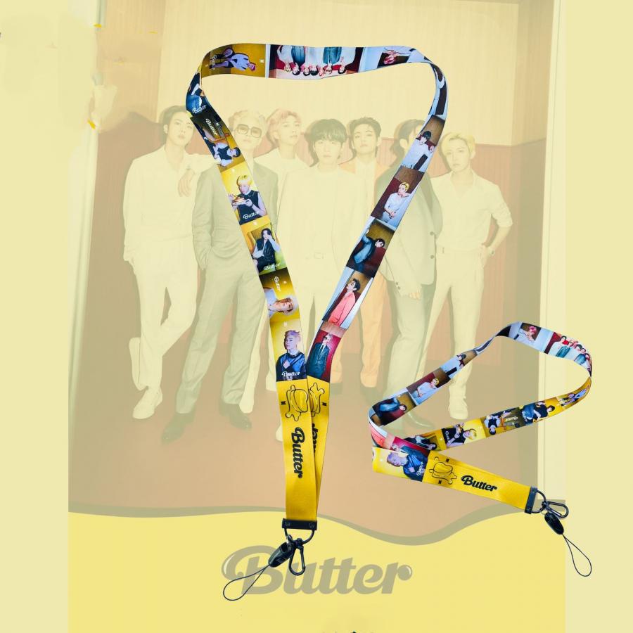 Tali Lanyard Handphone Motif Kpop BTS Mentega