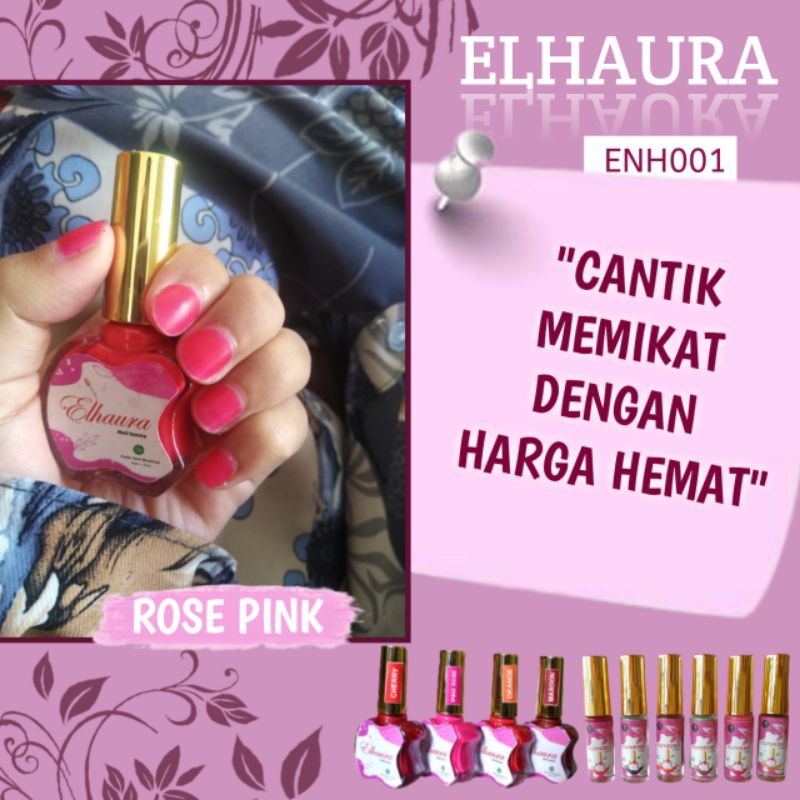 Kutek Halal Elhaura Nail Henna Murah Longlasting Hena Kuku Pacar Inai Viral Famous