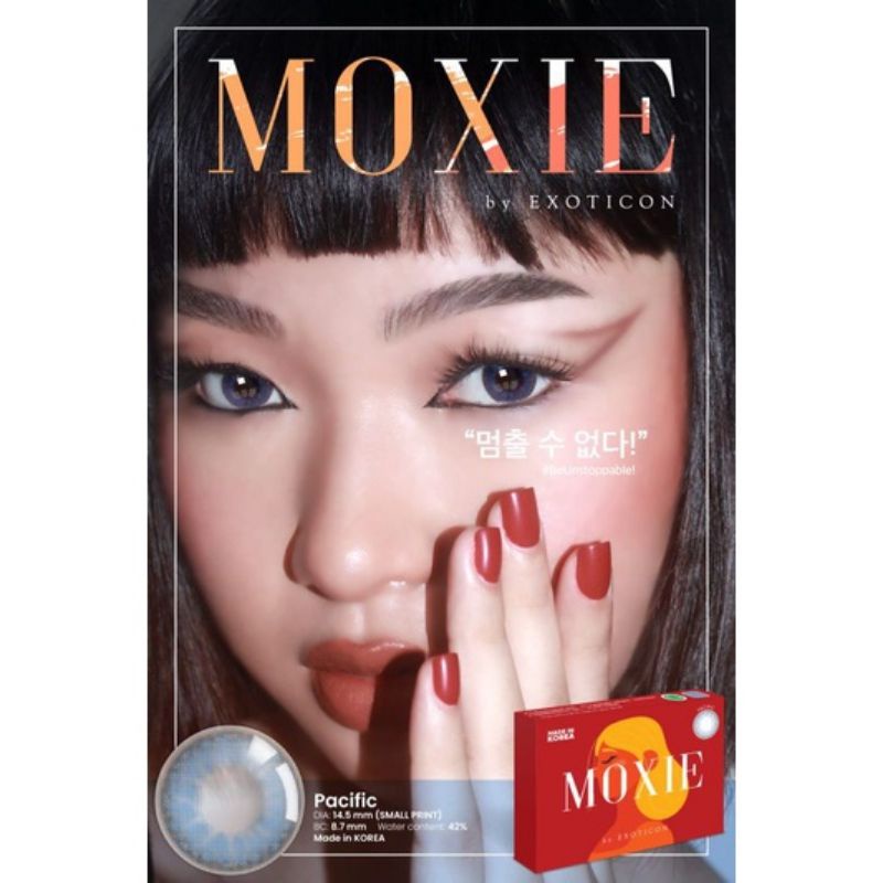 Softlens X2 MOXIE by EXOTICON / soflens warna X2 MOXIE / soflens warna minus / softlens korea minus / softlen x2 moxie