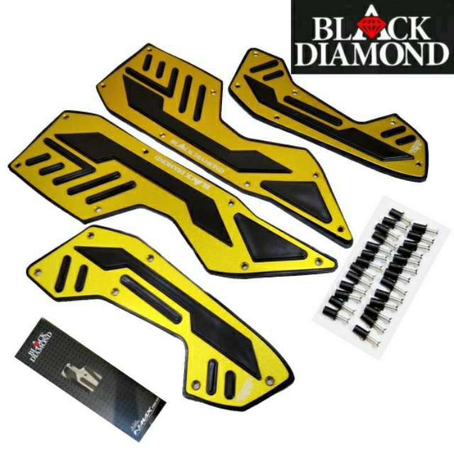 [ BLACK DIAMOND ] BORDES NMAX 2020  KARPET NMAX 2020  PLAT BORDES NMAX  BLACK DIAMOND