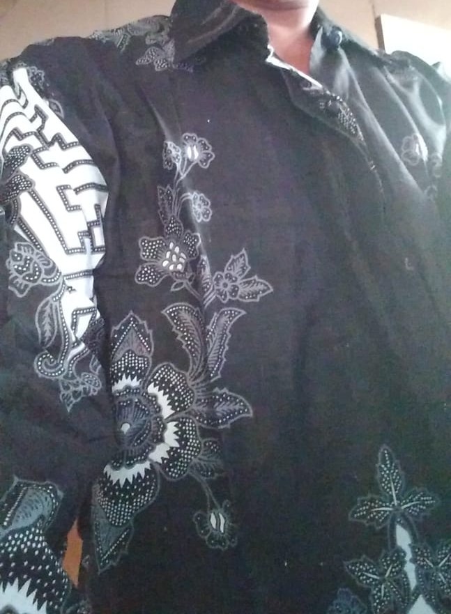 Kemeja Batik Lz2006 Menara Coklat Terbalik