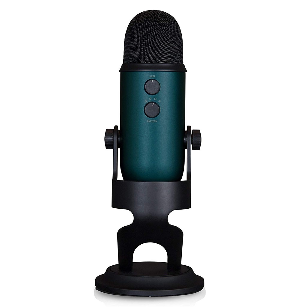 BLUE Microphones YETI USB Microphone - Black Teal Edition (New Color of Blue Yeti Microphones)