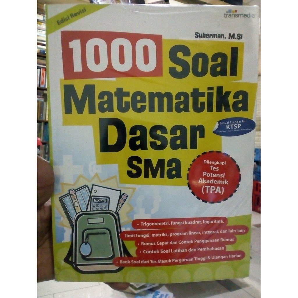 Diskon Buku 1000 Soal Matematika Dasar Sma Dilengkapi Tpa Limited