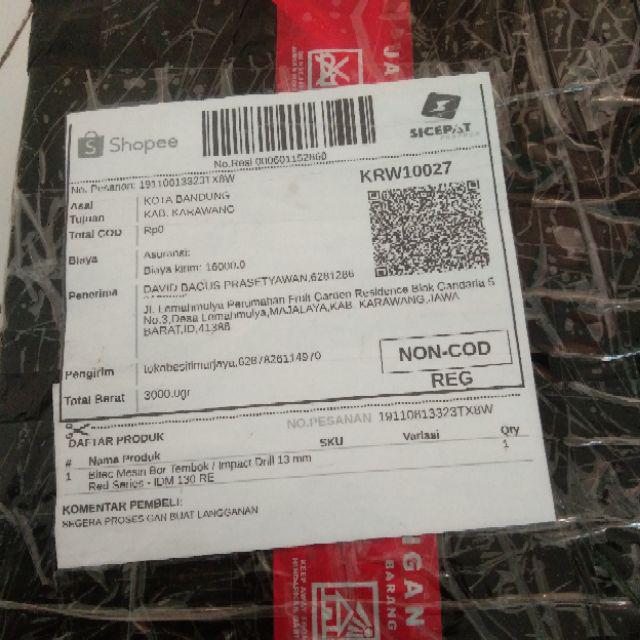 Bitec Mesin Bor Tembok / Impact Drill 13 Mm Red Series - Idm 130 Re