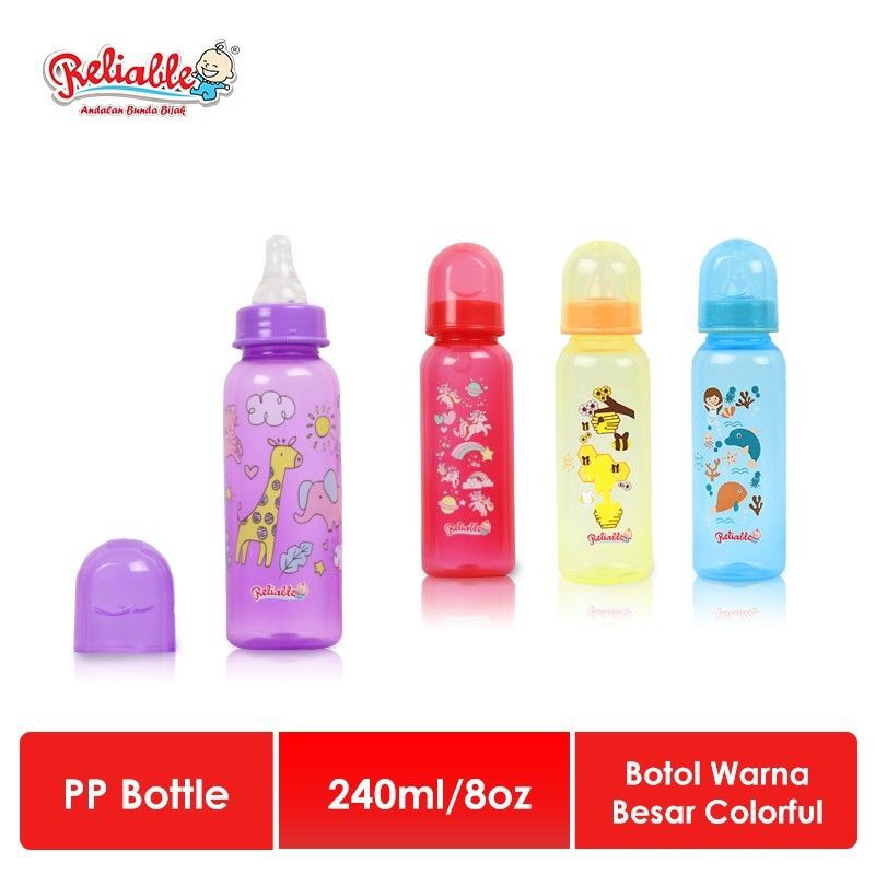 Botol Susu Warna Reliable 240ml