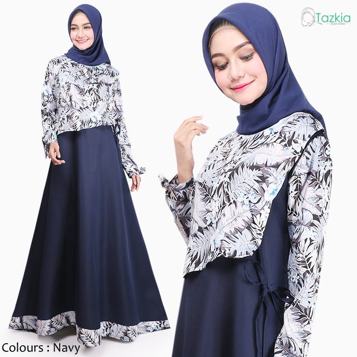 Jihan Maxi Baju Gamis Syari Wanita Cewek Muslim Murah