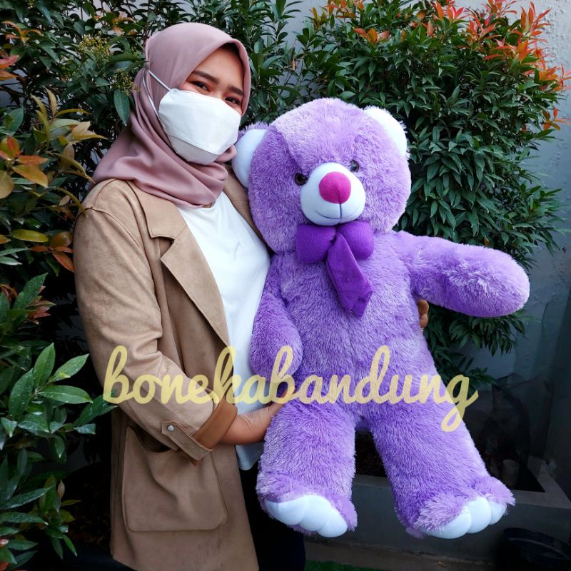 Boneka Besar Beruang Teddy Bear Jumbo 90 cm Bahan Import