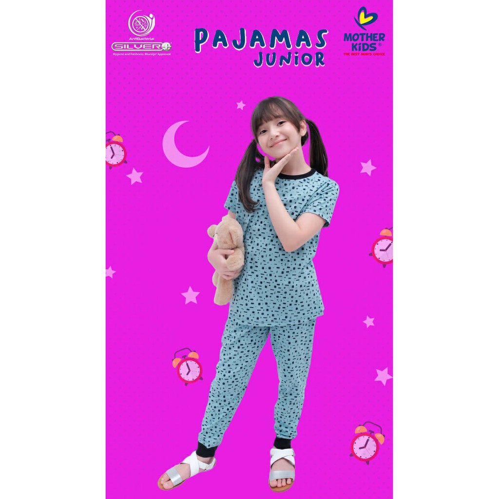 Piyama Anak Junior Full Print Mother Kids sisa size 6.8.10