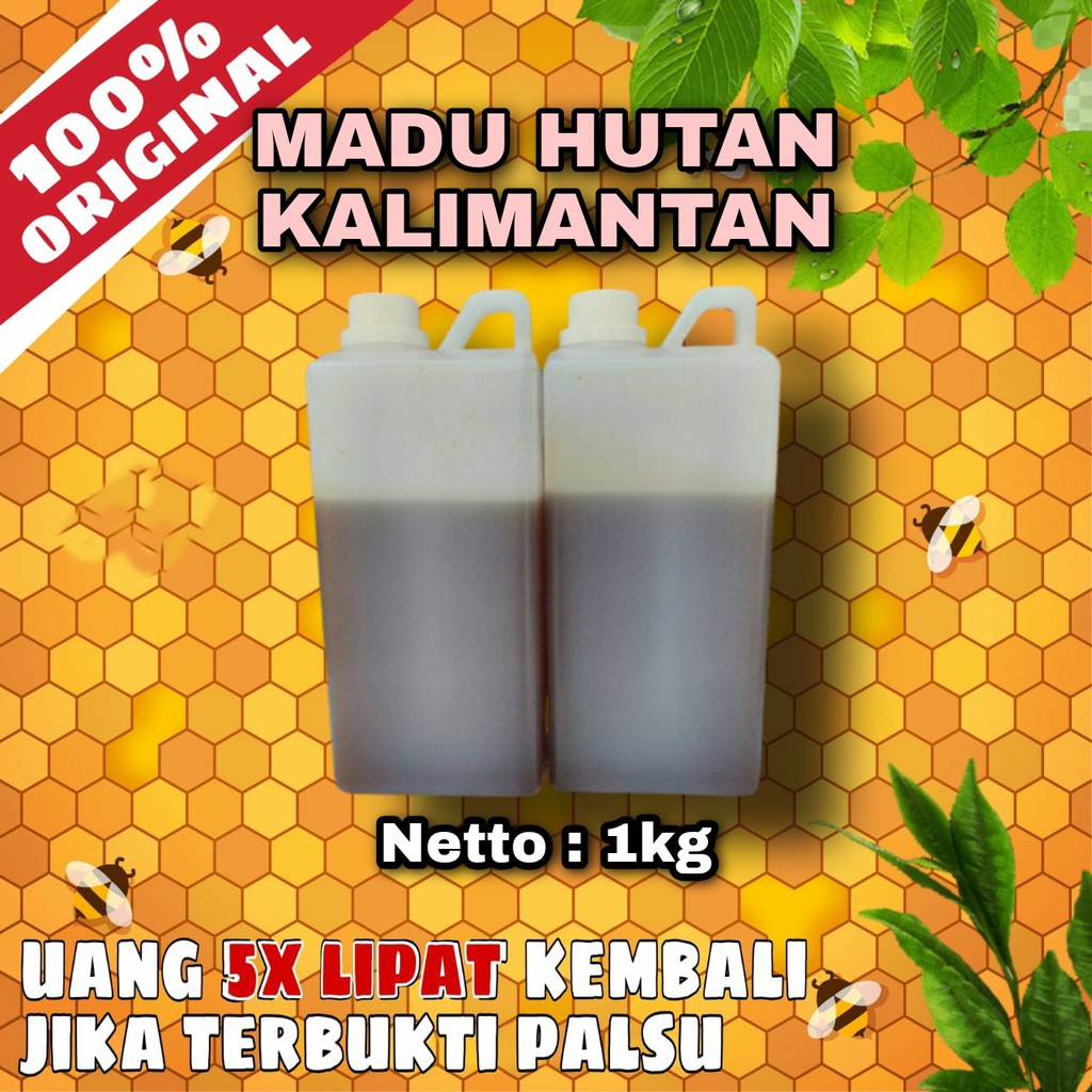 

Madu Hutan Kalimantan Murni 100% Asli - Madu Murni Asli 1kg