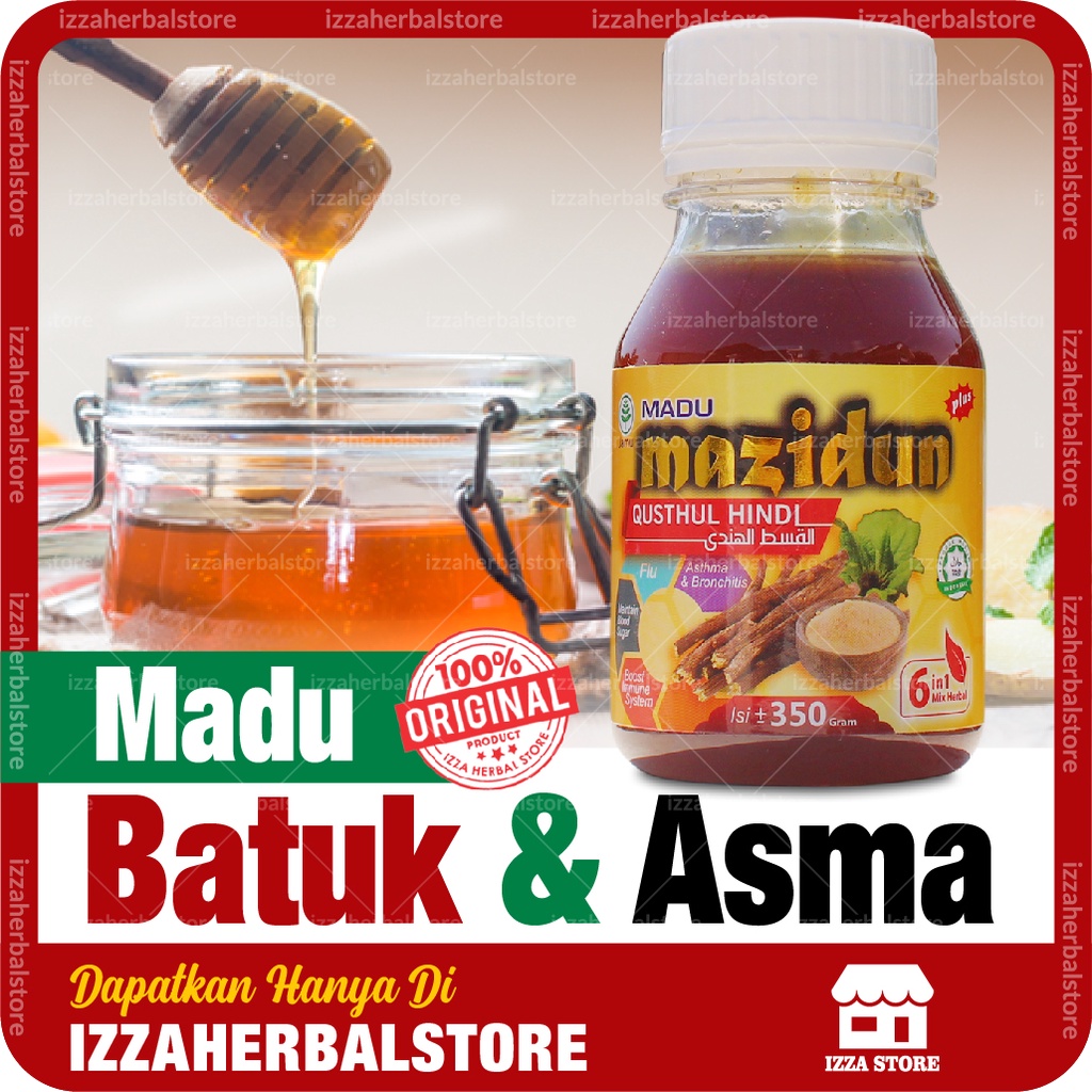 MADU BATUK Madu Mazidun Qusthul Hindi 6 In 1 Herbal Pilek Anak Dan Dewasa Original