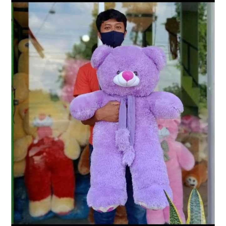 boneka beruang teddy bear syal telapak jumbo