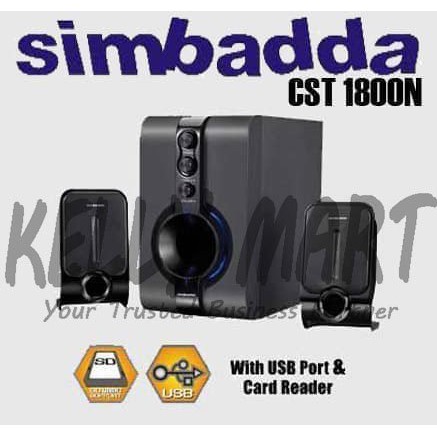 Speaker Aktif Simbadda CST 1800n - Include Bluetooth USB Radio AUX In
