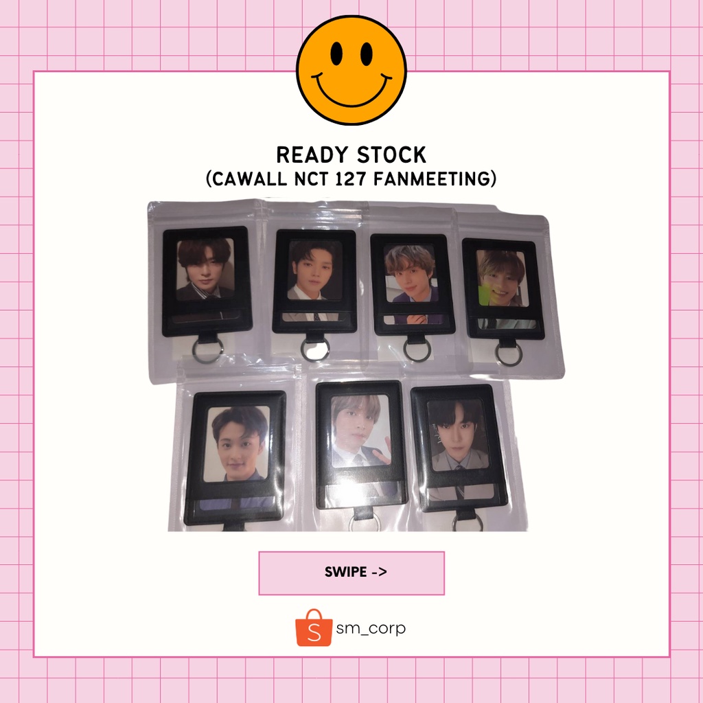 Ready Stock Cawall Card Wallet Fanmeeting NCT 127 Foundation : PC Jaehyun, Doyoung, Taeyong, Jungwoo