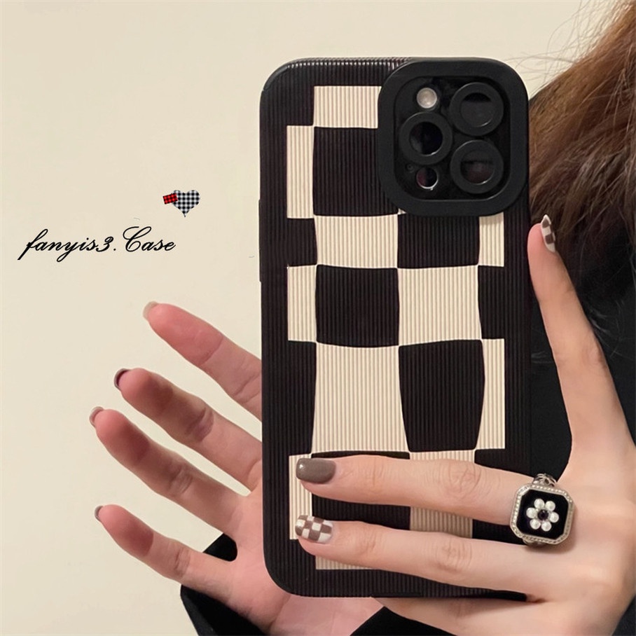 OPPO A57 A16 A16s A15 A15s A94 A74 A54 A94 A55 A53 A33 A32 A5 A9 A31 2020 A5s A3s Reno 6Z 5Z 6 5 F9 Pro Soft Case Hitam Putih Cover