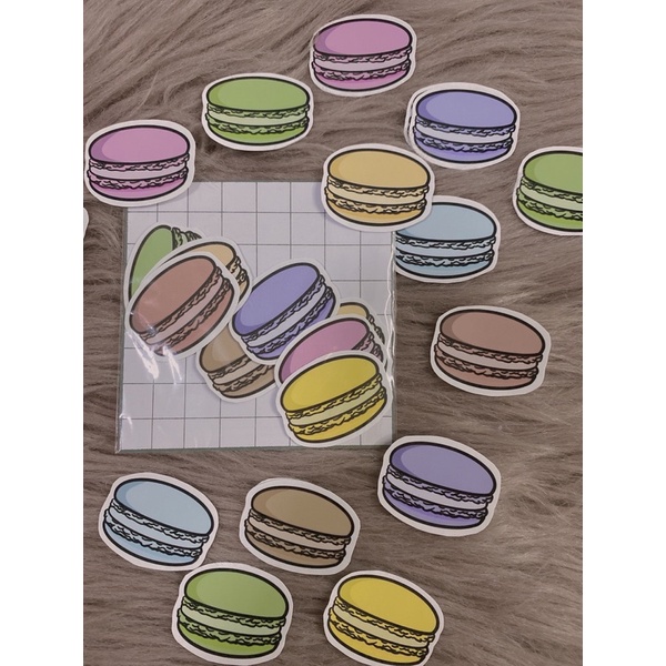 

sticker macaroons