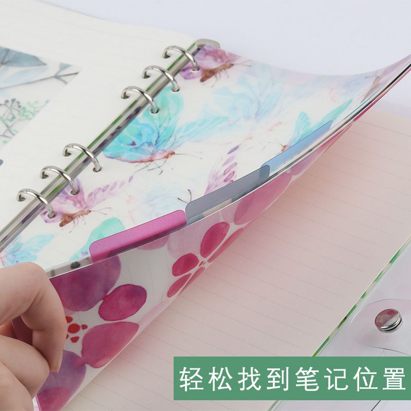 

Pembatas Binder A6 Ring 6 A5 Divider Motif Notes Penanda Buku