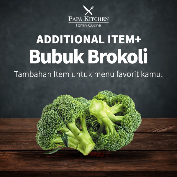 

Tambah Bubuk Brokoli