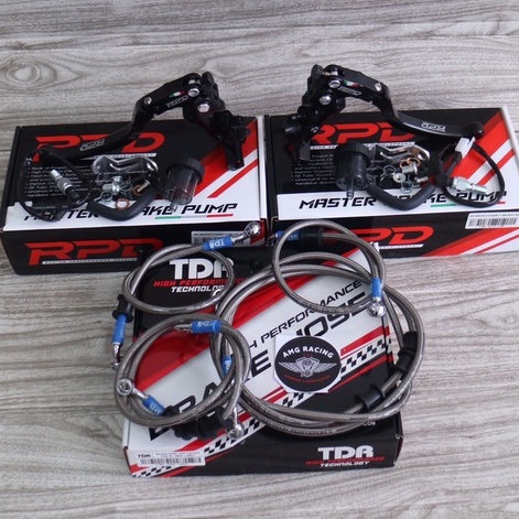 PAKET Selang rem-Master Rem NMAX ABS SILVER RPD TDR