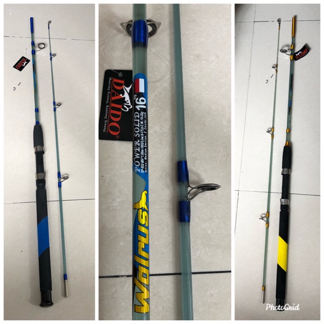 Joran Pancing Murah Fiber 150cm/180cm Daido Walrus / Canero / Nagano