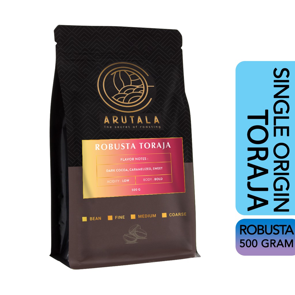 

ARUTALA Kopi Toraja Rantebua Robusta Coffee 500 Gram