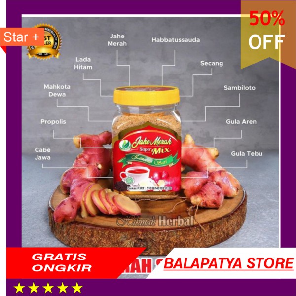 

PROMO !!! Jahe Merah Super Mix 250 Gram