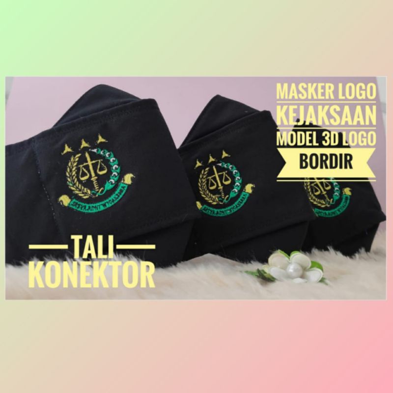 Masker Kejaksaan 3D Logo Satya Adhi Wicaksana