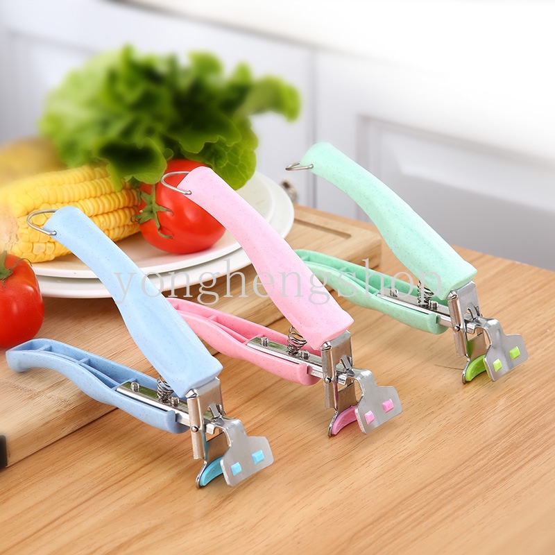 Klip Penjepit Mangkuk / Wadah Makanan Dengan Bahan Stainless Steel Anti-Panas