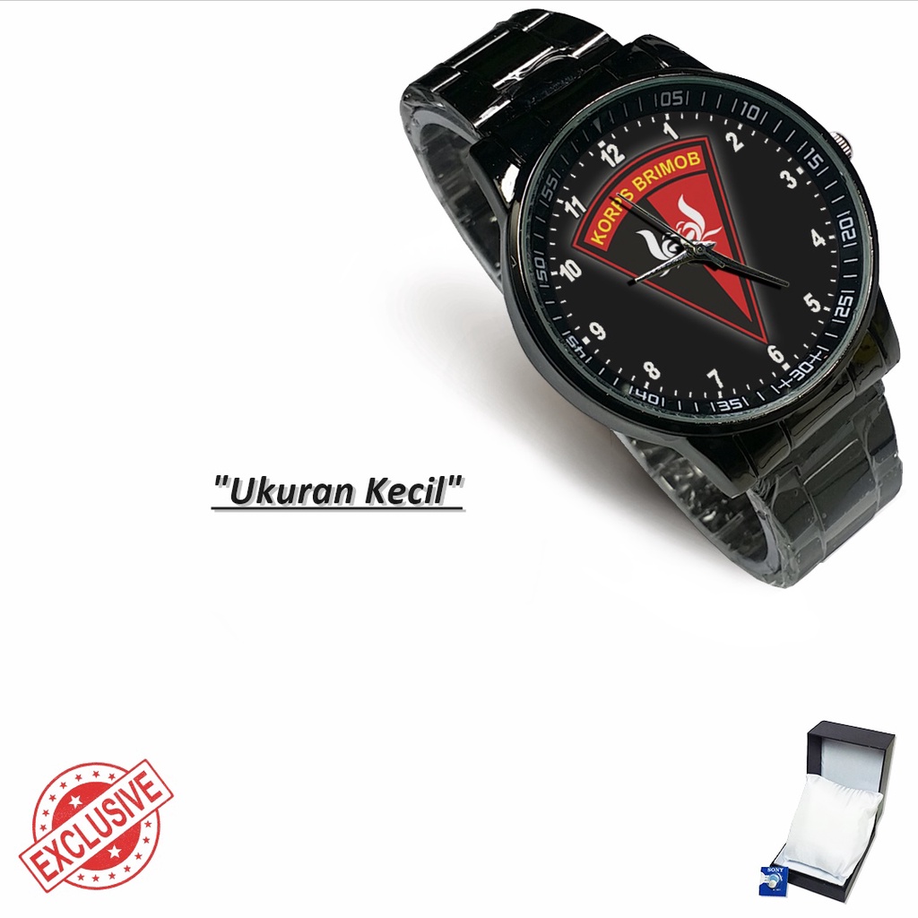 Jam Tangan Rantai Couple KORPS BRIMOB - 2 (Amazing)