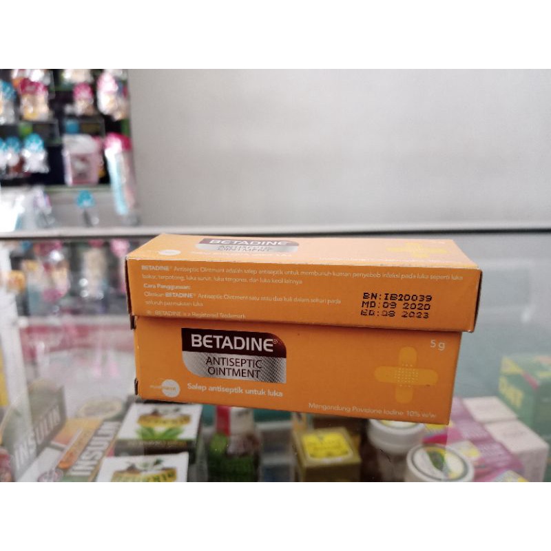 Betadine oint 5 gram | salep Betadine 5 gram ED 08/2025