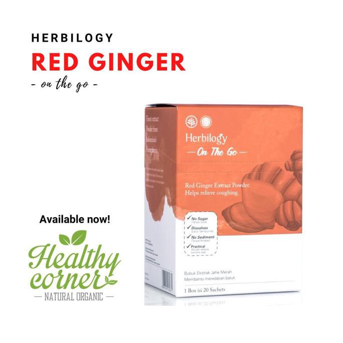 

Herbilogy Red Ginger Powder On The Go - Jahe Merah Bubuk 20 sachet FREE ONGKIR